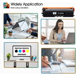 Cool Toner TN423 Lot de 4 Cartouches de Toner compatibles pour Brother TN-423 TN-421 TN421 HL-L8260CDW HL-L8360CDW MFC-L8690CDW 