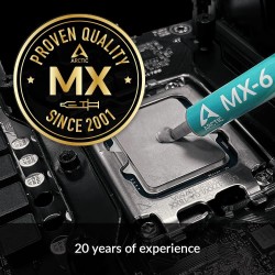 ARCTIC MX-6 (8 g) - Ultime Performance Thermal Paste pour CPU, Consoles, Cartes Graphiques, Ordinateurs Portables, Pâte Thermiqu