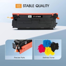 Cool Toner Compatible pour 508X 508A CF360X Color LaserJet Enterprise M553 M552 MFP M577 M552dn M553dn M553n M553x CF361X CF362X