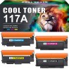Cool Toner Cartouche 117A de Compatible avec HP Color Laser MFP 178nw 179fnw 150nw 150a 178nwg 179fwg 178 179 150 W2070A W2071A 