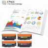 Cool Toner Cartouche 117A de Compatible avec HP Color Laser MFP 178nw 179fnw 150nw 150a 178nwg 179fwg 178 179 150 W2070A W2071A 