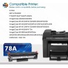 Cool Toner Cartouche de toner compatible pour HP CE278A 78A HP Laserjet MFP M1536DNF M1536 P1566 P1560 P1606 P1606DN LBP6200D (N