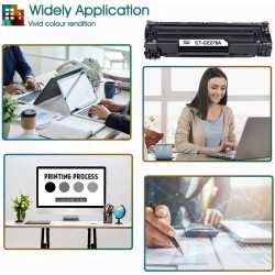 Cool Toner Cartouche de toner compatible pour HP CE278A 78A HP Laserjet MFP M1536DNF M1536 P1566 P1560 P1606 P1606DN LBP6200D (N