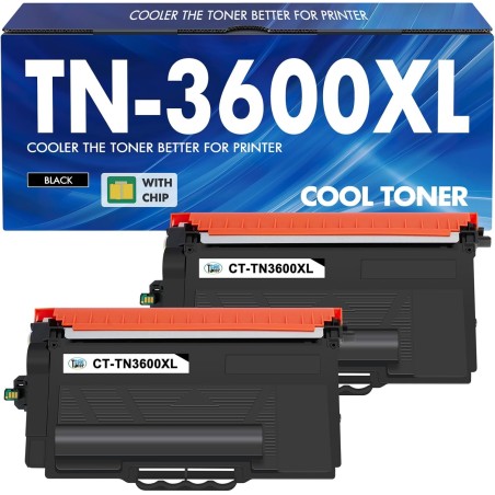 TN-3600XL TN-3600 Toner avec Puce Compatible pour Brother TN3600XL HL-L5210DN MFC-L5710DW MFC-L5710DN MFC-L6710DW HL-L6210DW DCP
