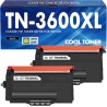 TN-3600XL TN-3600 Toner avec Puce Compatible pour Brother TN3600XL HL-L5210DN MFC-L5710DW MFC-L5710DN MFC-L6710DW HL-L6210DW DCP