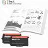 TN-3600XL TN-3600 Toner avec Puce Compatible pour Brother TN3600XL HL-L5210DN MFC-L5710DW MFC-L5710DN MFC-L6710DW HL-L6210DW DCP