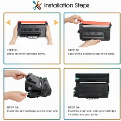 TN-3600XL TN-3600 Toner avec Puce Compatible pour Brother TN3600XL HL-L5210DN MFC-L5710DW MFC-L5710DN MFC-L6710DW HL-L6210DW DCP