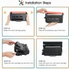 TN-3600XL TN-3600 Toner avec Puce Compatible pour Brother TN3600XL HL-L5210DN MFC-L5710DW MFC-L5710DN MFC-L6710DW HL-L6210DW DCP