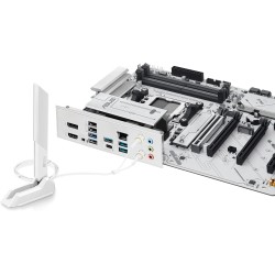 ASUS B850 MAX GAMING WIFI W - Carte mère AMD ATX, 8+2+1 phases d’alimentation, fente DDR5, PCIe 5.0, 3 emplacements M.2, WiFi 6E
