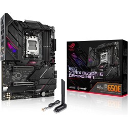 ASUS ROG STRIX B650E-E GAMING – Carte mère AMD Ryzen AM5 ATX (16+2 phases d'alimentation, DDR5, 4 x M.2, PCIe 5.0, WiFi 6E, 2.5G