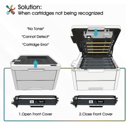 TN247 DCP-L3550CDW TN-243CMYK Toner: Compatible pour Brother MFC-L3750CDW Toner TN243 MFC-L3770CDW HL-L3210CW HL-L3230CDW MFC-L3