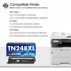 TN248XL TN248 MFC-L3760CDW Toner 5-Pack Compatible pour Brother TN-248 TN-248XL TN-248CMYK MFC-L3740CDW DCP-L3560CDW MFC-L3740CD