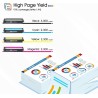 TN248XL TN248 MFC-L3760CDW Toner 5-Pack Compatible pour Brother TN-248 TN-248XL TN-248CMYK MFC-L3740CDW DCP-L3560CDW MFC-L3740CD