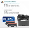 TN2510XL TN2510 TN-2510XL MFC-L2800DW Toner: Compatible pour Brother TN 2510XL 2510 XL TN-2510 pour DCP-L2627DWE DCP-L2665DW DCP