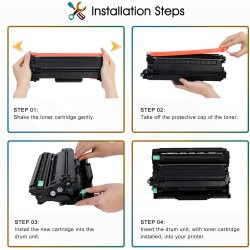 TN2510XL TN2510 TN-2510XL MFC-L2800DW Toner: Compatible pour Brother TN 2510XL 2510 XL TN-2510 pour DCP-L2627DWE DCP-L2665DW DCP
