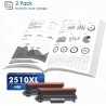 TN2510XL TN2510 TN-2510XL MFC-L2800DW Toner: Compatible pour Brother TN 2510XL 2510 XL TN-2510 pour DCP-L2627DWE DCP-L2665DW DCP