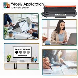 TN2510XL TN2510 TN-2510XL MFC-L2800DW Toner: Compatible pour Brother TN 2510XL 2510 XL TN-2510 pour DCP-L2627DWE DCP-L2665DW DCP