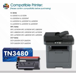 Cool Toner TN3480 Cartuccia Toner Compatibile per Brother TN3480 TN-3480 HL-L5100DN MFC-L5750DW HL-L5200DW HL-L6300DW MFC-L6800D