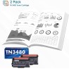 Cool Toner TN3480 Cartuccia Toner Compatibile per Brother TN3480 TN-3480 HL-L5100DN MFC-L5750DW HL-L5200DW HL-L6300DW MFC-L6800D
