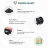 Cool Toner Lot de 2 Cartouches de Toner de Rechange pour HP 05A CE505A 05X CE505X Laserjet P2030 P2035 P2035N P2050 P2055 P2055D