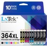 LxTek Compatible Cartouches d'encre Remplacement pour HP 364 364XL pour Photosmart 5510 5520 6510 6520 7510 7520 B109a Deskjet 3
