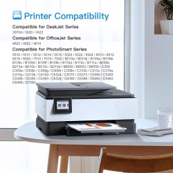 LxTek Compatible Cartouches d'encre Remplacement pour HP 364 364XL pour Photosmart 5510 5520 6510 6520 7510 7520 B109a Deskjet 3