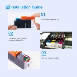 Lxtek cartouche pgi-530 cli-531 compatible pour canon 530 531 pgi-530 cli-531 cartouches d'encre pour canon ts8750 ts8751 (1 pgb
