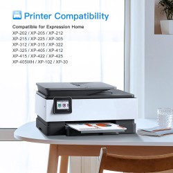 LxTek Compatible Cartouches d'encre Remplacement pour Epson 18XL pour Expression Home XP-322 XP-215 XP-205 XP-225 XP-305 XP-325 