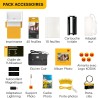 Kodak Dock Plus 4Pass Imprimante Photo (10x15cm) + Pack d'accessoires avec 90 Papier Photo (10 Feuilles Initiales + Paquet de 80
