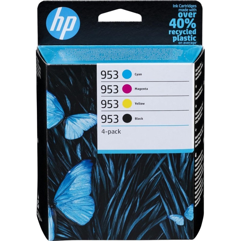 HP 953 CMYK Original Ink Cartridge 4-Pack