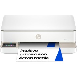HP Envy 6120e, 714L8B, Imprimante Multifonction, Jet d'encre, A4, Couleur, Impression Recto Verso Automatique, Jusqu'à 10 ppm, W