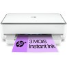 HP Envy 6020e Imprimante tout en un - Jet d'encre couleur – 3 mois d'Instant Ink inclus avec HP+ (Photocopie, Scan, Impression, 