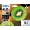 Epson Multipack 202 Kiwi, Cartouches d'encre d'origine, 5 couleurs: Noir, Cyan, Magenta, Jaune, Noir photo, XP-6000, XP-6005, XP