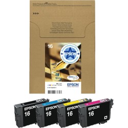 Epson EasyMail Multipack 202 Kiwi, Cartouches d'encre d'origine, 5 couleurs : Noir, Cyan, Magenta, Jaune, Noir photo, Format boi