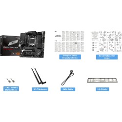 MSI Pro B650M-A WiFi Carte Mère, Micro-ATX - pour Processeurs AMD Ryzen 9000, 8000 et 7000, AM5 - DDR5 Memory Boost 6400+MHz/OC,