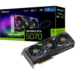 PNY Carte Graphique GeForce RTX™ 5070 12GB ARGB OC Triple Fan DLSS 4