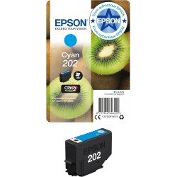 Epson Cartouche d'encre d'origine Pack de 1 pièce 202 cyan Amazon Dash Replenishment est prêt