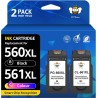 CMYBabee PG‑560XL CL‑561XL Cartouches Remplacement pour Canon 560 561 XL Compatibles avec Canon PIXMA TS5350i TS5350a TS5350 TS7