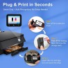 CMYBabee PG‑560XL CL‑561XL Cartouches Remplacement pour Canon 560 561 XL Compatibles avec Canon PIXMA TS5350i TS5350a TS5350 TS7