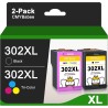 CMYBabee 302XL Cartouches d'encre Remplacement pour Cartouche HP 302 XL Noir et Couleur pour HP Envy 4520 4527 4525 4524 DeskJet