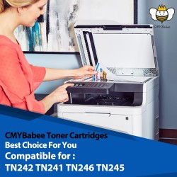 CMYBabee TN241Toner Compatible pour Brother TN242 TN241 TN246 TN245 pour Brother MFC-9332CDW DCP-9022CDW HL-3142CW MFC-9142CDN H