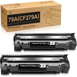 CMYBabee Lot de 2 cartouches de toner de rechange pour imprimantes HP Laserjet Pro MFP M26 M26nw M26a, M12 M12w M12a Noir