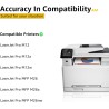 CMYBabee Lot de 2 cartouches de toner de rechange pour imprimantes HP Laserjet Pro MFP M26 M26nw M26a, M12 M12w M12a Noir