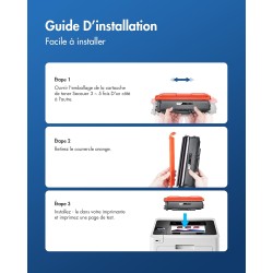 VIPGOOD TN423 TN-423 Compatible Cartouche de Toner compatibles pour Brother TN423 TN-423 TN421 pour Brother HL-L8260CDW MFC-L890