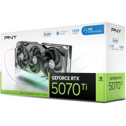 PNY Carte Graphique GEFORCE RTX™ 5070 Ti 16Go Overclocked Triple Fan Plus DLSS 4
