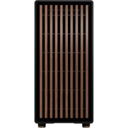Fractal Design North Boîtier PC à Flux d'air - Charbon Noir avec Façade en Noyer - Moyen Tour ATX avec Panneaux Latéraux en Mail
