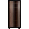 Fractal Design North Boîtier PC à Flux d'air - Charbon Noir avec Façade en Noyer - Moyen Tour ATX avec Panneaux Latéraux en Mail