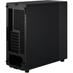 Fractal Design North Boîtier PC à Flux d'air - Charbon Noir avec Façade en Noyer - Moyen Tour ATX avec Panneaux Latéraux en Mail