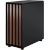 Fractal Design North Boîtier PC à Flux d'air - Charbon Noir avec Façade en Noyer - Moyen Tour ATX avec Panneaux Latéraux en Mail