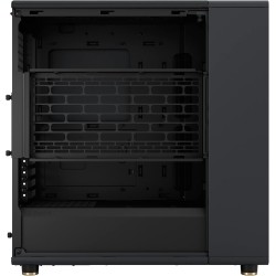 Fractal Design North Boîtier PC à Flux d'air - Charbon Noir avec Façade en Noyer - Moyen Tour ATX avec Panneaux Latéraux en Mail
